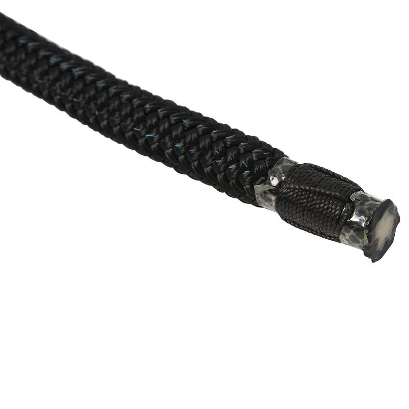 NovelBee 2 Pack of 3/4â€œx 25â€™ Double Braid Nylon Dockline,Mooring Rope Dock Line with Spliced Soft Eye (Black) - Image 5